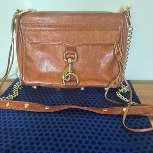 Rebecca Minkoff Women's Small Crossbody Handbag Tan Everyday Essentials